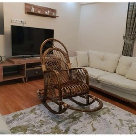 Resim Klasbambumobilya Bambu Sallanan Sandalye Tv Koltuğu Büyük 