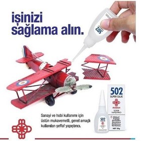 Resim Mxbon 502 Super Glue Süper Yapıştırıcı Madein England 