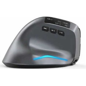 Resim Bosphorusboutique Zelotes Mouse Led Hallow F-26c Ergonomik Dikey Bluetooth Oyuncu Fare - Rahat Kullanım F26 