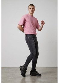 Resim BLACK STEEL Yıkamalı Erkek Denim Pantolon-kod:811 Antrasit 