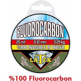 Resim Effe Latex Misina Fluorocarbon 25mt 0.50 Mm 