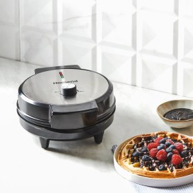 Resim Homend Waffling 1350H Yuvarlak Waffle Makinesi 1000W Güçte Teflon Plakalarla Kolay Kullanım 
