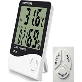 Resim Masaüstü Dijital Termometre Nem Ölçer Higrometre 