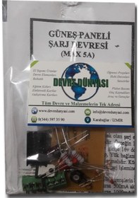 Resim Güneş Paneli İle Akü Şarj Devresi 