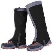 Resim Teltree Siyah L Beden 420d Nilon Outdoor Bot Koruması - Su, Kum, Çamur Ve Kar Engeli, Tpu Tabanlı, Ayarlanabilir Kelepçe İle Kayak, Dağcılık İçin Siyah 