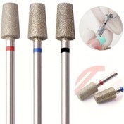 Resim 3'lü Tırnak Parlatma Uçları & Temizleme Fırça Seti - Akrilik & Jel Tırnaklar için Profesyonel Manikür & Pedikür Araçları, Kokusuz, Dayanıklı Metal Gövde & Ergonomik Sap ile, Tırnak Teknisyenleri Malzemeleri 