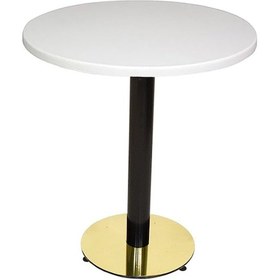 Resim Beymobilya Karanfil Werzalit Yuvarlak Gold Masa Q60 (545562214) 