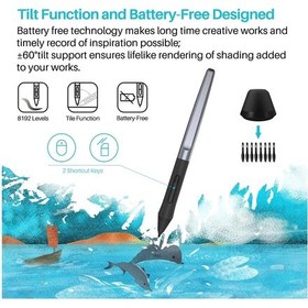 Resim Huion H610 Pro V2 Grafik Çizim Tableti - Android Destekli Kalem 