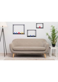 Resim Wessdizayn Metal Duvar Rafı Dekoratif 3 ‘Lü Set Wd-11 