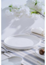 Resim Acar Rumi Yuvarlak Tabak - 27 Cm Beyaz 