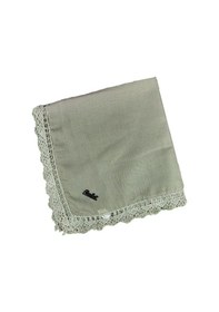 Resim Mim Eşarp Enba Pamuklu İğne Oyalı Namaz Ve Mevlüt Örtüsü 110x110 Cm Vizon 