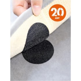 Resim Fbz Home 20 Adet Kaydırmaz Halı Kilim Koltuk Örtüsü Kendinden Yapışkanlı Yıkanabilir Sabitleyici Ped 