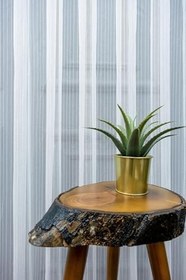 Resim Ev Depo Home Taç Çizgili Normal Pile Tül Perde Tek Kanat SKL4025NORMAL, Ekru, 330 x 260 