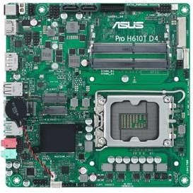 Resim ASUS PRO H610T-CSM Intel H610 LGA1700 DDR5 5600 DP HDMI LVDS M2 USB3.2 Thin Mini ITX 7/24 kullanıma uygun - ASUS CONTROL CENTER EXPRESS HEDİYELİ 