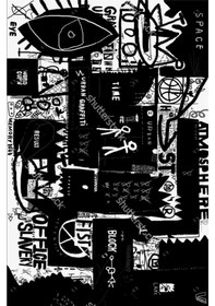 Resim Buffalo Bandana Space Time Siyah 