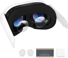 Resim HiBloks Silicone Lens Protection Film for Meta Quest 3 Accessories, Dust Proof Cover for Oculus Quest 3, Protects Lens from Sunlight, Scratches and Dust 