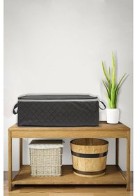 Resim Adarya Home 6 Adet Kapitone Desenli Bazaaltı Hurç 60x40x22 Gri 