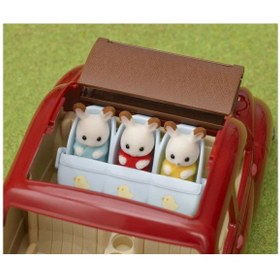 Resim Sylvanian Families Üçüz Bebek Arabası 5533 