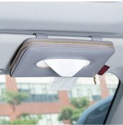 Resim Rogfer Araba Güneşlik Işıklık Asılı Doku Kutusu H052 Gri 
