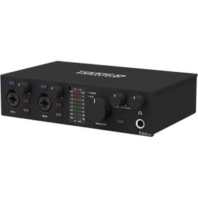 Resim AyrStore Professional E2x2 OTG | Black Yüksek Kalite USB-C Ses Kartı: 2-Giriş/2-Çıkış 24Bit/ 