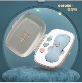 Resim Geeroyoo Bebek Tırnak Bakım Seti - Elektrikli Törpü Ve Kesici İle Hassas Tırnak Temizliği Mavi 