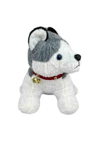 Resim Sevimli Peluş Köpek 40 Cm Uyku Arkadaşım Beyaz 