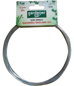 Resim Hype Store Gardener 3115 Galvanizli Çok Amaçlı Bağlama Teli - 1,5Mm X 12M 