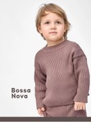 Resim Bossa Nova Bebek Erkek Kız Çocuk İçin Sıcak Örgü Kazak 217358024 Kahverengi 