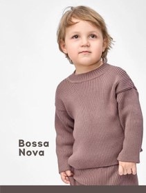 Resim Bossa Nova Bebek Erkek Kız Çocuk İçin Sıcak Örgü Kazak 217358024 Kahverengi 