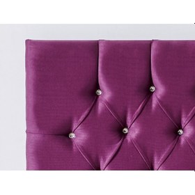 Resim Nironyatak Niron Violet Tek Kişilik Yatak Başlığı - 120 Cm Mor Kumaş Başlık 