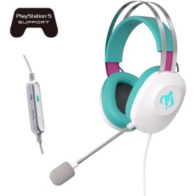Resim ASUS TUF Gaming H1 Gen II Miku Gaming (Oyuncu) Kulaklık 