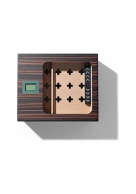 Resim Cigarloong Camlı Puro Kutusu Humidor Ebony 40's 