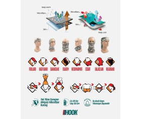 Resim Bike And Art Carraro Baskılı Boyunluk Buff Motorcu Bisikletçi Kampçı Baf Maske Outdoor Bandana 