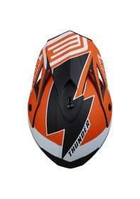 Resim Origine Hero Thunder Fluo Kapalı Kask Turuncu - Beyaz 