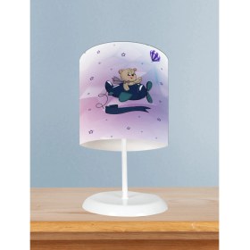 Resim Mekta Home Bebek ve Çocuk Odası Uçan Sevimli Hayvan Desenli Abajur 