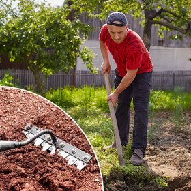 Resim 25 Yıl Önce Yeni Dayanıklı Çelik Zirai Çapa ile Çıkarılabilir Sap ve 4 Keskin saç tokası - Etkili Zirai ve Bahçe Aracı, Zirai Çapa, Toprak Ayrımı ve Kolay Kullanım için Ağır Hizmet Zirai ve Bahçe Aracı, Bahçe Zirai | Fonksiyonel Bahçe Aracı | Dayanıklı Çelik Yapı, Bükülmez Zirai Çapa 