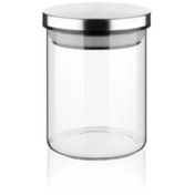 Resim Knm Titanium Kapaklı Cam Kavanoz - Şeffaf - 300 ml 