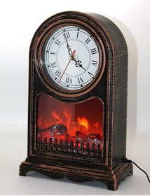 Resim Led Işıklı Saatli Şömine - Model 2 01 