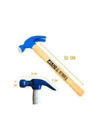 Resim Fixio Ahşap Saplı Çatal Çekiç 500 Gr. 