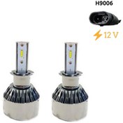 Resim Led Far Ampulü Küçük Kasa Beyaz H9006 36W 4800Lm 12 Laam906 