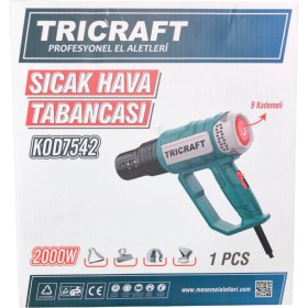Resim Trıcraft Sıcak Hava Tabancası 2000W 