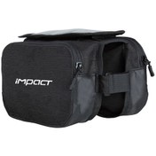 Resim Impact Kambal Telefon Bölmeli Bisiklet Kadro Üstü Çanta Siyah 