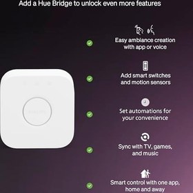 Resim Philips Hue Essential 8W E27 806 Lumen Renkli Akıllı Ampul A60 (2'li Ekopaket) 
