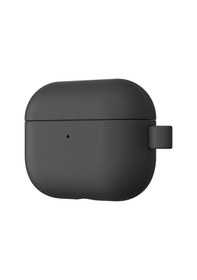 Resim Apple Uyumlu AirPods Pro 3 Amazingthing Glamour Serisi Deri Tasarımlı Kapak Siyah Siyah 