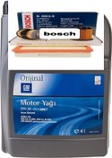 Resim GM 5W-30 DEXOS 2 DPF Lİ 4LT+BOSCH ASTRA H 1.3 DİZEL 4LU SET 