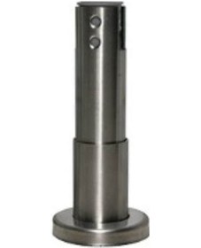 Resim Kompakt Laminant Islak Zemin, Kübik Tuvalet Bölmesi İçin Paslanmaz İnox Ayak 10 Cm 