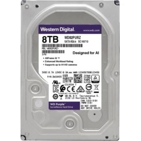 Resim WD Purple 3.5" 8TB 7200RPM SATA Hard Disk WD82PURZ 