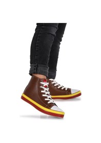 Resim Kiko Kids Pant Günlük Bağcıklı Fermuarlı Erkek Çocuk Spor Ayakkabı Kahverengi Kahverengi 