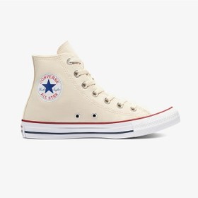 Resim Converse Chuck Taylor All Star Hi Unisex Krem Sneaker Düz 159484c Krem 