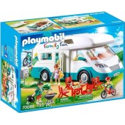 Resim Playmobil 70088 Family Fun Mobilyalı Karavan, Açık Hava Kamp Oyuncağı, Eğlenceli Yaratıcı Rol Yapma 